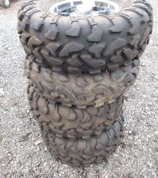 Bajacross XD 8ply side by side wheels and tires on Polaris wheels