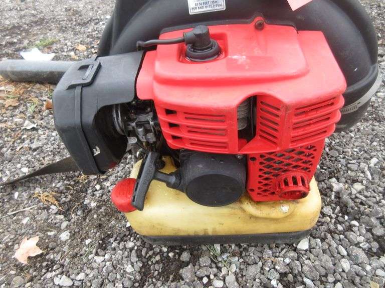 Shindaiwa EB630 backpack blower, pulls free but won't start, as is