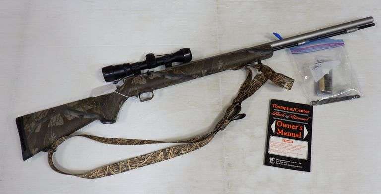 Thompson Center Black Diamond XR .50 cal. muzzleloader rifle, Swift 1