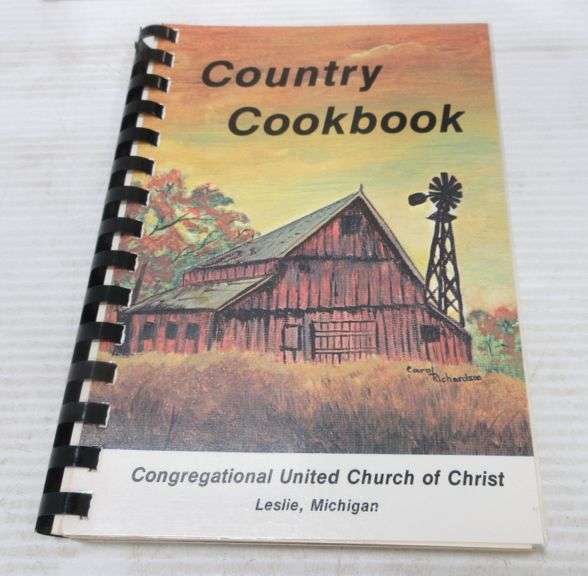 (5) Church recipe books Albrecht Auction Service