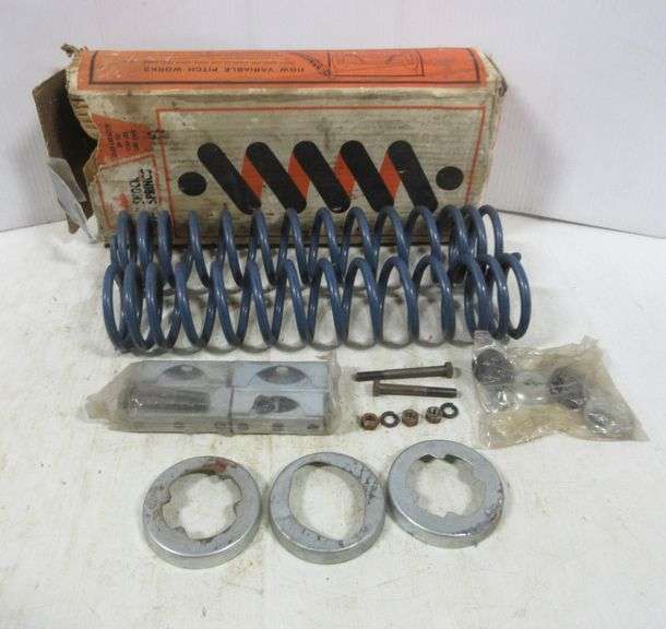 Rear shock coil over shock helper springs with clamps, NIB Albrecht