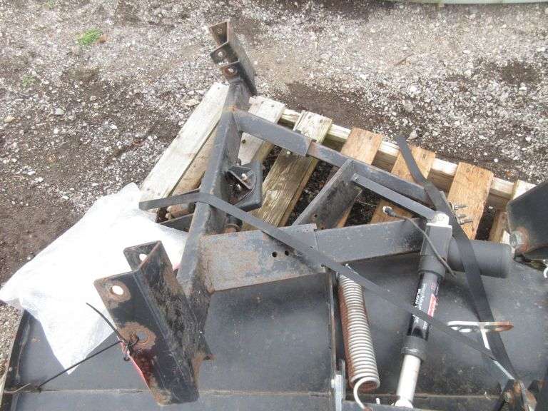 Mibar heavy duty 72" plow for ATV/Zero turn, has electric hydraulic