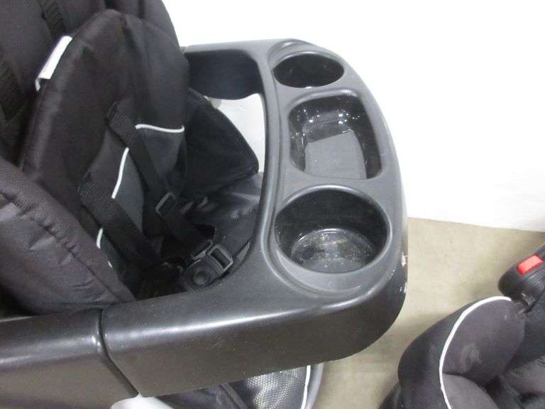 Graco "Ready 2 Grow" 2place stroller with car seat, dated 2/1/2019