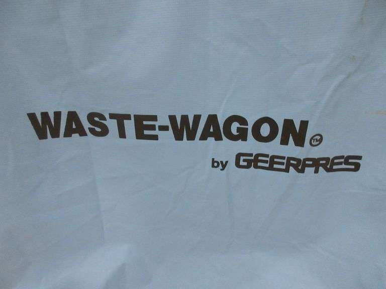 Geerpres waste wagon rolling trash cart/dirty linen cart, heavy duty bacterial inhibitor vinyl