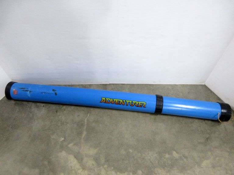 Adventurer fishing rod, and expandable travel case, includes