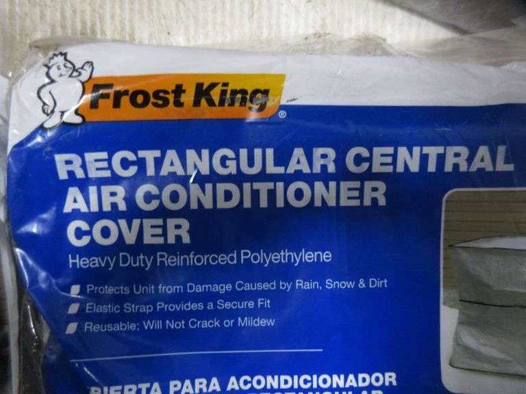 (4) Rectangular central air conditioner cover, heavy duty reinforced