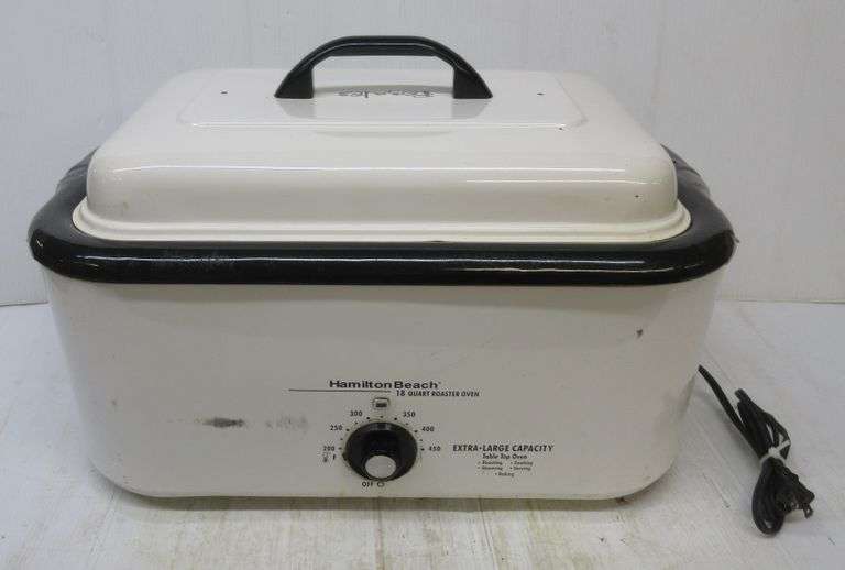 Hamilton Beach roaster, 18 qt. roaster oven, extra large capacity