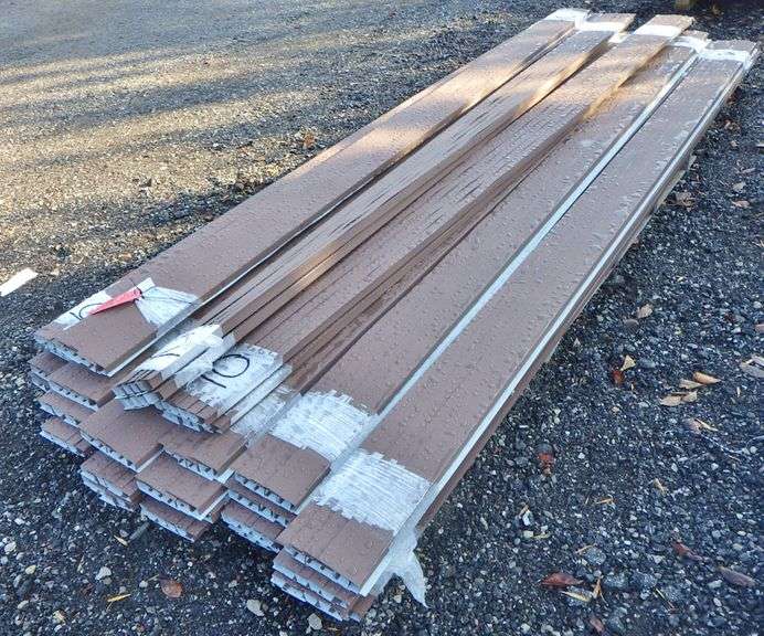 (300) Pieces of brown Jchannel, 10'L, unused, Attention We can place