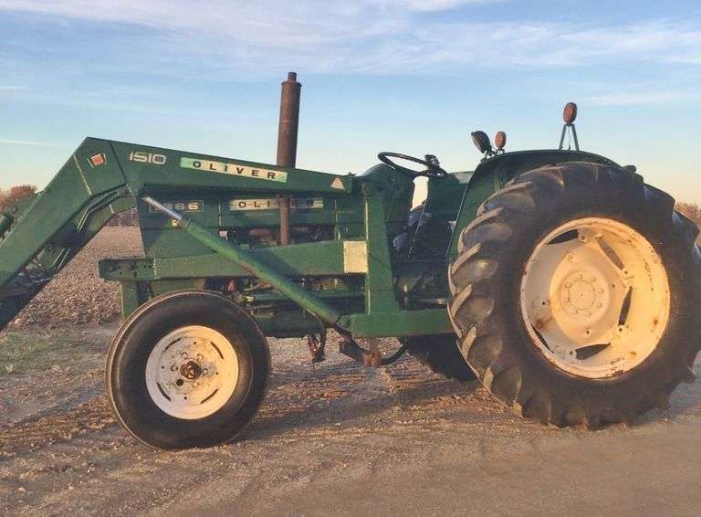 This item Selling ABSOLUTE! 1972 Oliver 1365 Tractor with a 1310 Loader, Fiat Diesel 4Speed