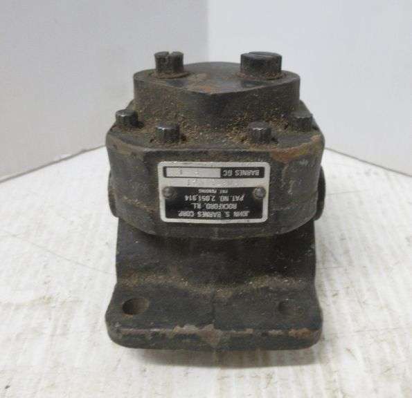 Little John Barney hydraulic pump Albrecht Auction Service