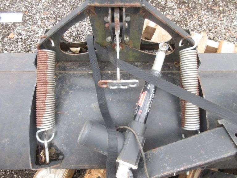 Mibar heavy duty 72" plow for ATV/Zero turn, has electric hydraulic