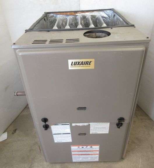 Luxaire 100,000 BTU furnace, currently set up for propane but can be converted to natural gas