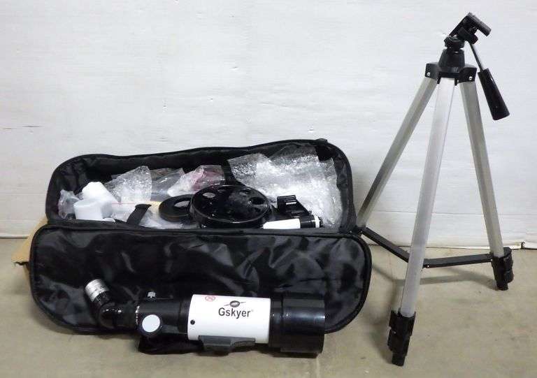 GSkyer telescope, model AZ 70400, includes Carry bag, phone adapter