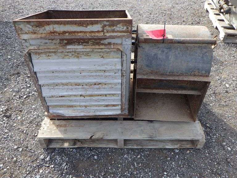 Cupola exhaust fan squirrel cage blower, spin free, 21" x 19" x 26", as