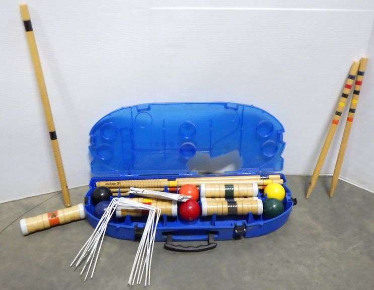 Croquet set, complete, nice Albrecht Auction Service