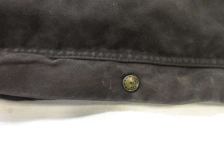 Field and Forest quilt lined duck coveralls, zippered and snapped legs