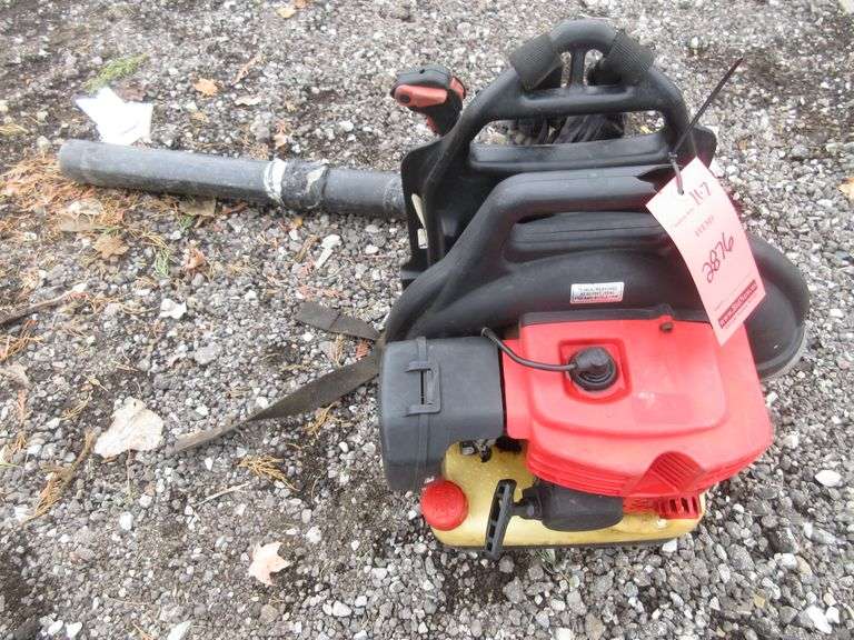 Shindaiwa EB630 backpack blower, pulls free but won't start, as is