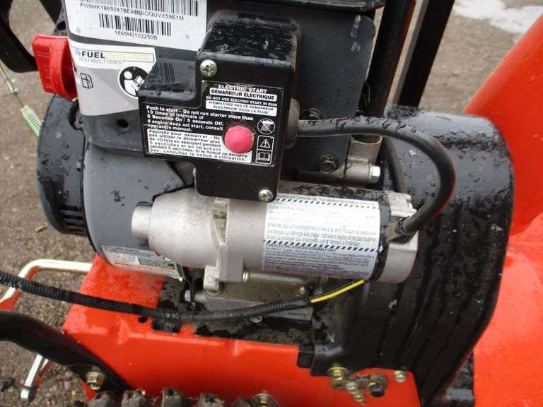 Ariens compact 20 snow blowers, has electric start, nice, works well