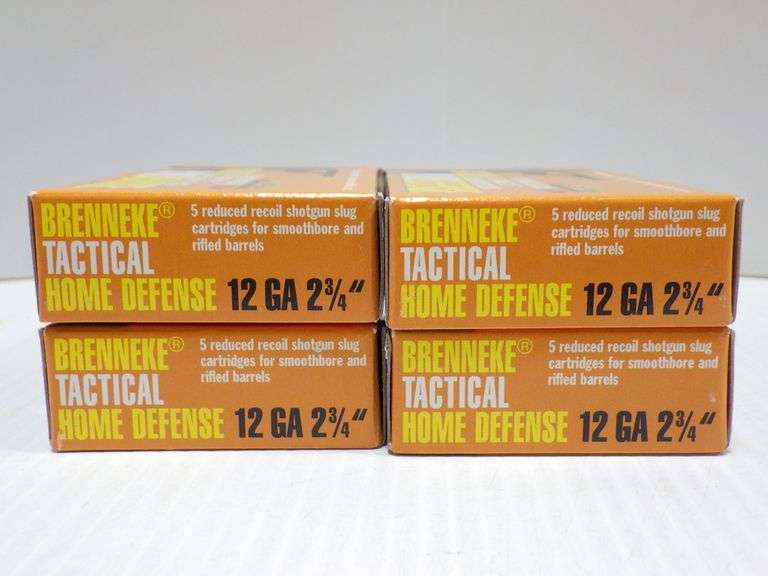 (20) Brenneke Reduced Recoil Tactical Home Defense 12gauge 2 3/4