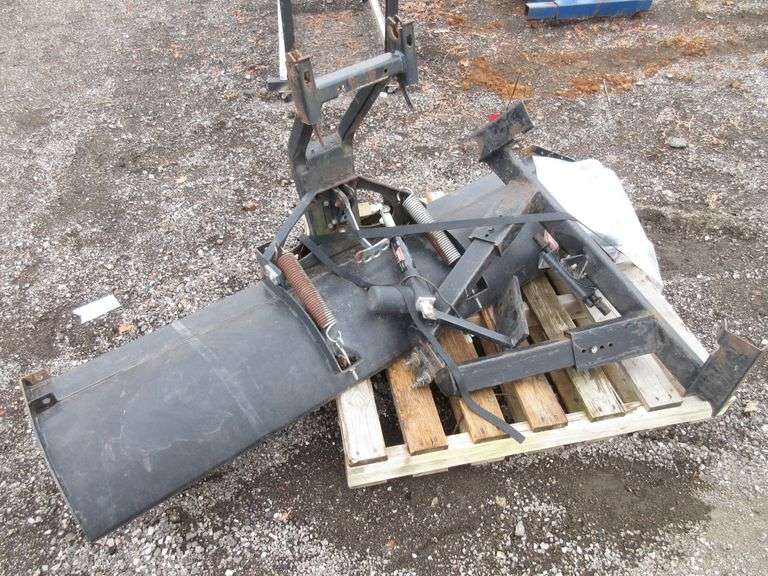 Mibar heavy duty 72" plow for ATV/Zero turn, has electric hydraulic