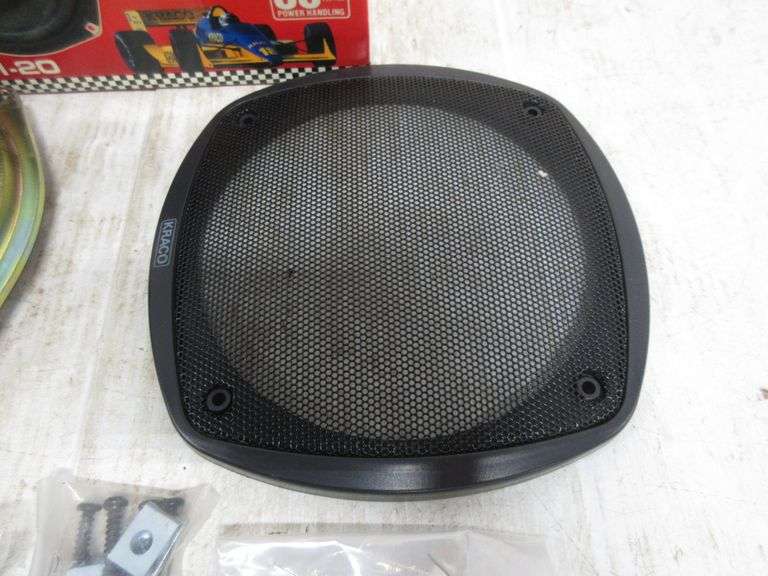 Kraco twoway speaker system, model CX120, NIB Albrecht Auction Service