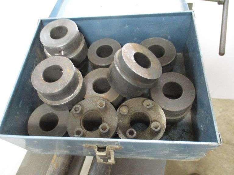 Central Machinery bead roller with stand and extra bead roller dies