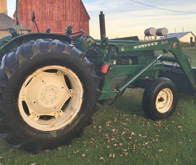 This item Selling ABSOLUTE! 1972 Oliver 1365 Tractor with a 1310 Loader, Fiat Diesel 4Speed