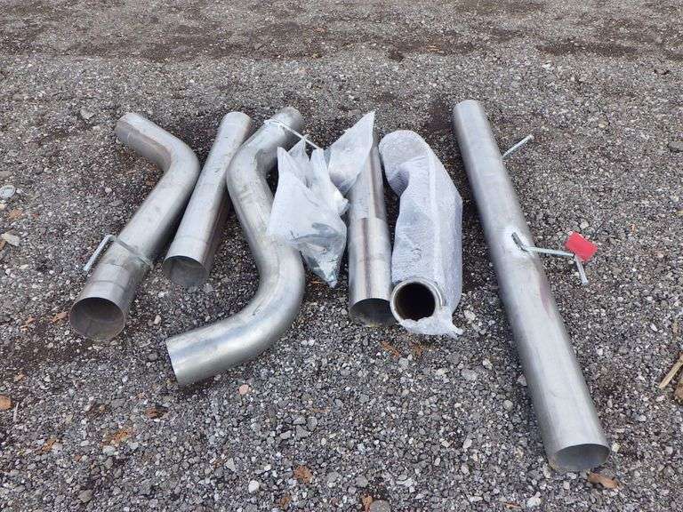 Universal 5" diesel exhaust system, fits most diesel trucks, new