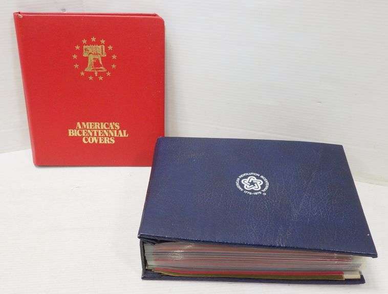 (2) US Postage stamp books, include 1 American Revolution