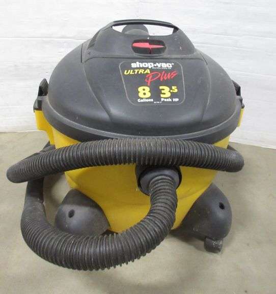 Shop Vac Ultra Plus, 8Gallon 3.5HP Albrecht Auction Service