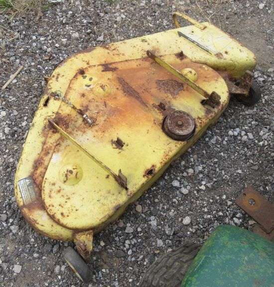 John Deere 110 garden tractor with 42" mower deck, has been stored