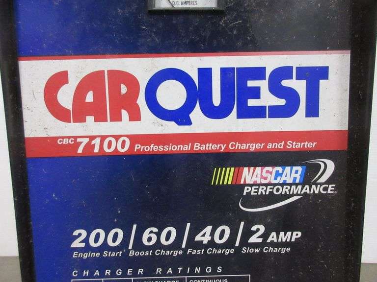 Carquest CBC 7100, battery charger, lightly used Albrecht Auction Service