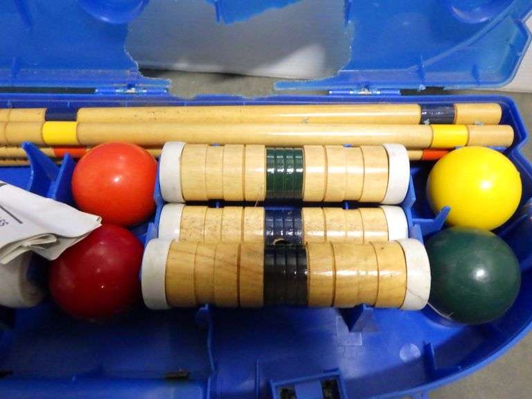 Croquet set, complete, nice Albrecht Auction Service