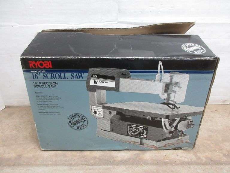 Ryobi 16" Scroll saw, 1/10HP, 115V, 60Hz, 1.6AMP, single phase, model