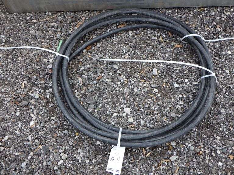 40' 2 AWG direct bury 3wire with ground copper, good for 115 amps, new