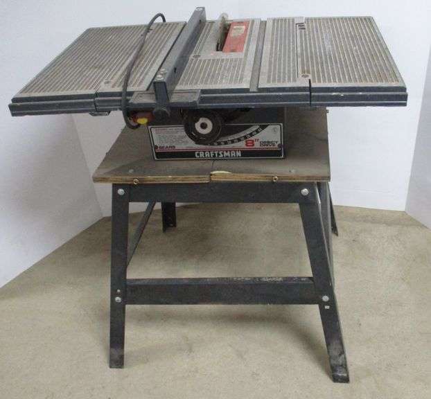 Craftsman 8" table saw, works Albrecht Auction Service