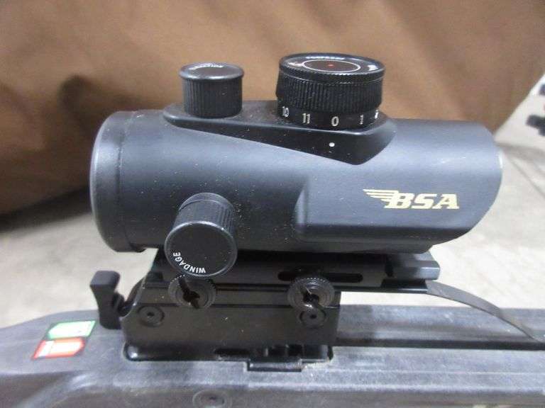 Eastman XForce crossbow, 300 BLK 165 No. Model 20202, BSA Red Dot