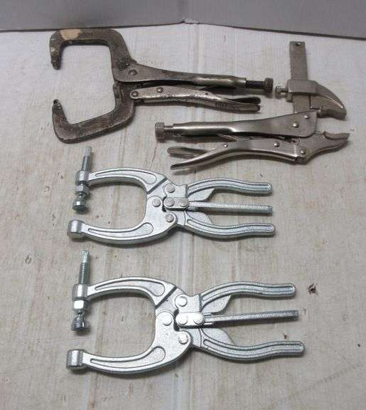4Piece Locking visegrip style clamps, 11R Albrecht Auction Service