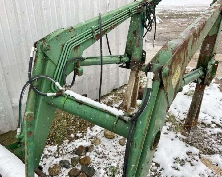 John Deere 148 Loader with Bucket and Bracket to Mount to Tractor