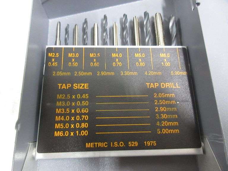 Huot tap/drill index metric, used Albrecht Auction Service