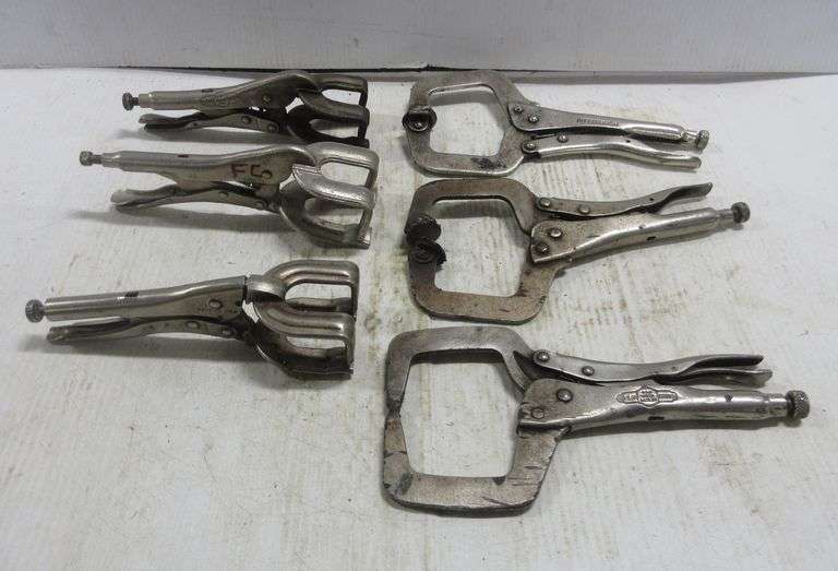 (6) Welding clamps, used Albrecht Auction Service