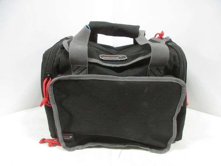 GPS "Wild About Shooting" pistol tactical gun range black bag with