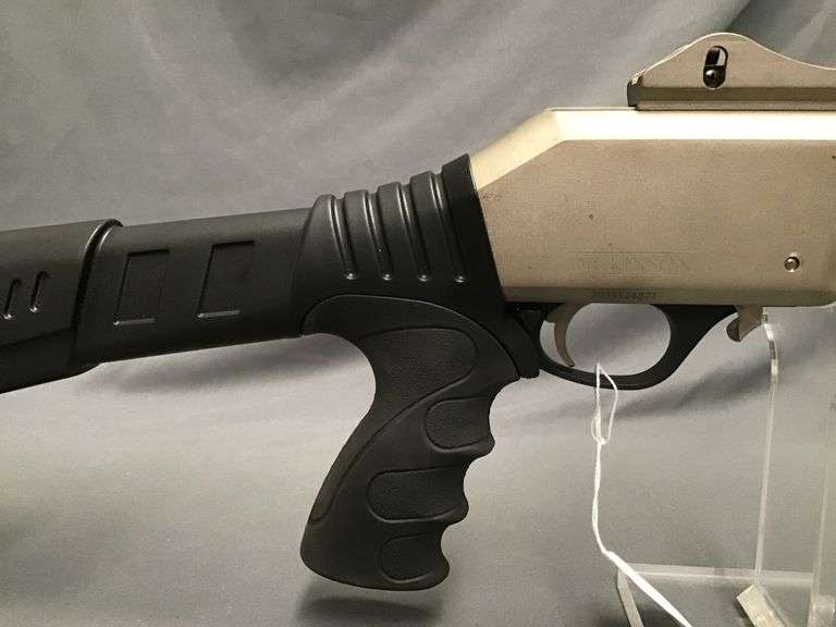 Dickinson D12 12Gauge Tactical Shotgun, 5Shot, Nickel Marine Finish, Door Breacher Choke