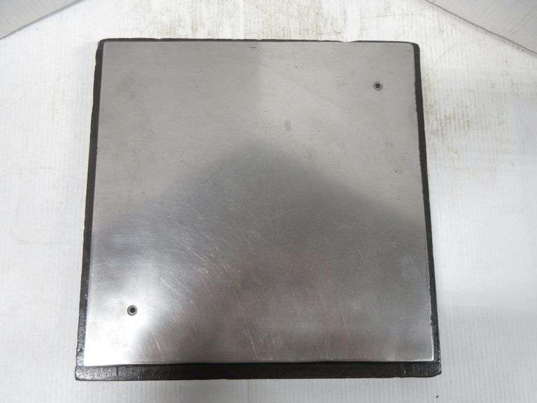 Steel surface plate, heavy, 12" x 12" Albrecht Auction Service