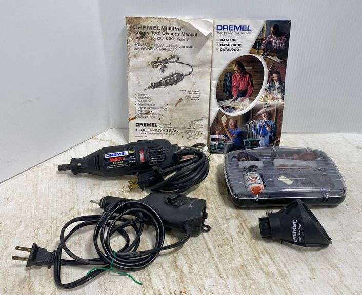 Dremel multipro 2speed rotary tool, model 285, used; Black & Decker