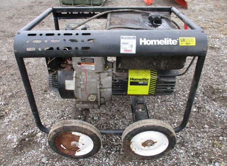 Homelite generator, LR5500, has been sitting, untested, as is