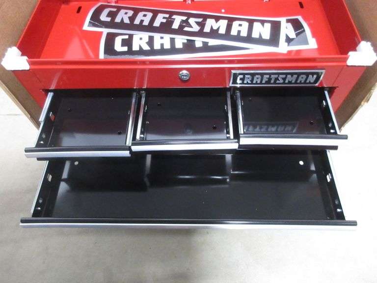 Craftsman sixdrawer tool chest, No. CMMT81563, 36"W x 12"D x 15"H, new