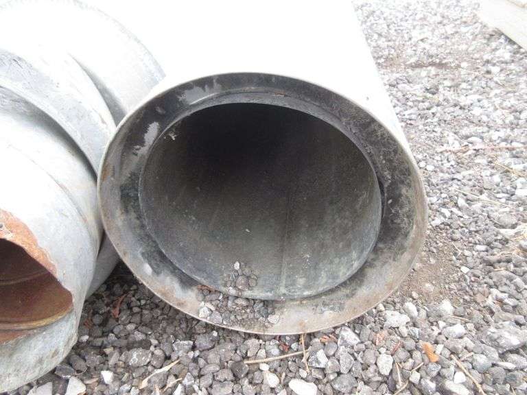 (4) Triple wall stove pipe, Metalbestos, 7"W x 30"L, used Albrecht