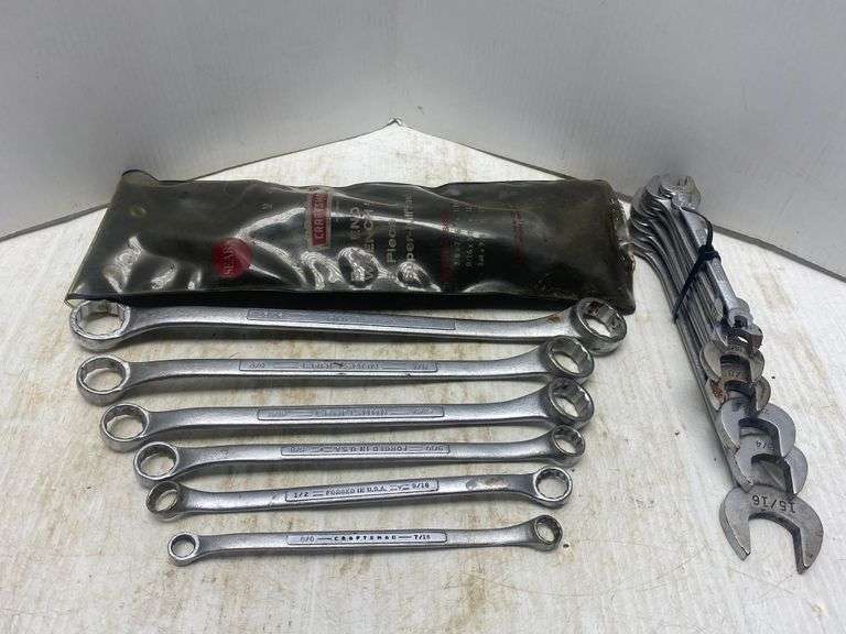 (2) Craftsman wrench sets, includes Craftsman sixpiece American box
