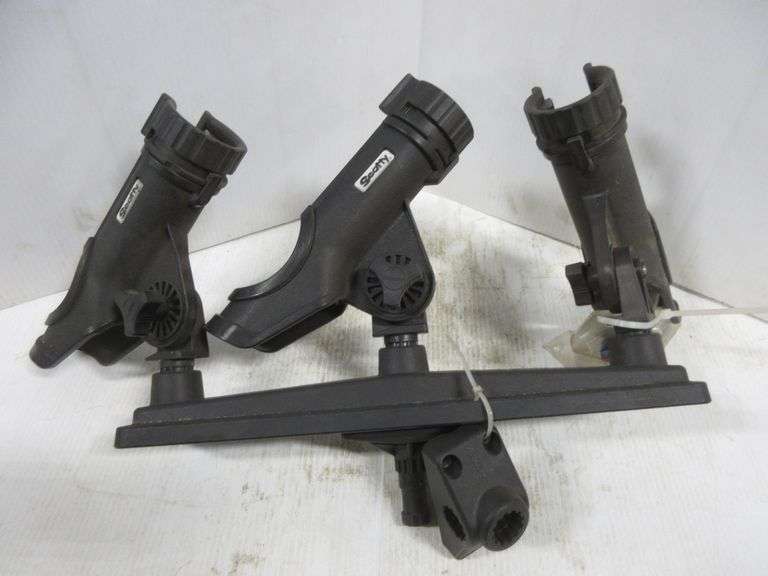 Scotty triple rod holder, like new Albrecht Auction Service